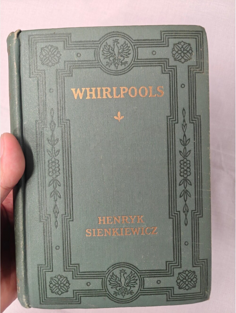 1910 Whirlpools Henryk Sienkiewicz Antique Hardcover Little Brown & Co